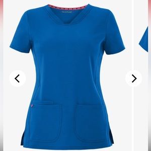 heartsoul Break On Through Women's 3-Pocket Pitter-Pat V-Neck Scrub Top